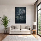 Landscape Reh Trinke Wasser Wald