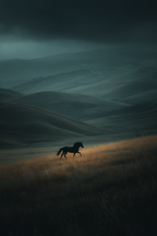 Pferd Natur Bergen | Fotografie | Kunstgattungen