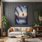 Spider Im Welt Warne Bild Unscharf Hintergrund