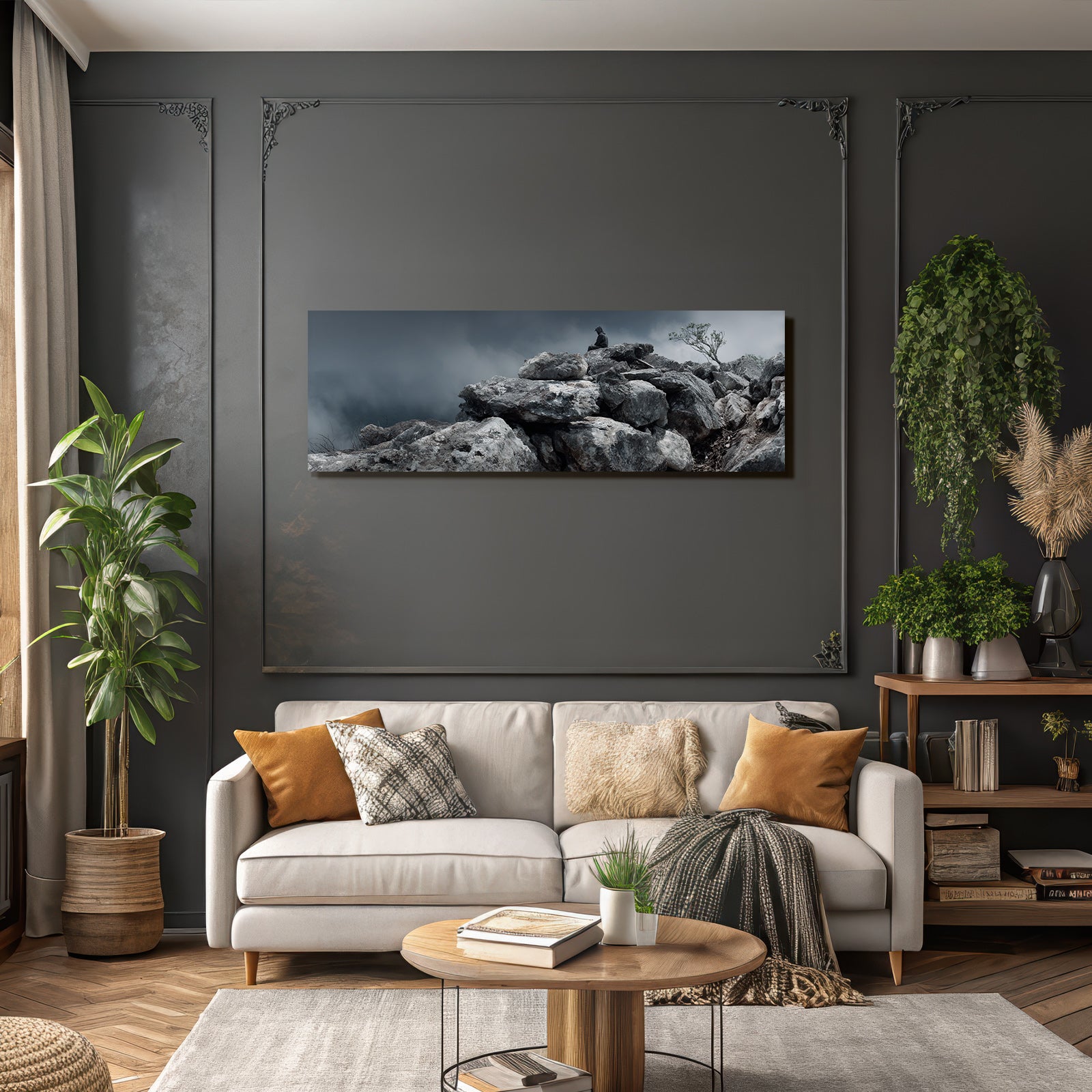 Felslandschaft Einsamer Freundlichkeit