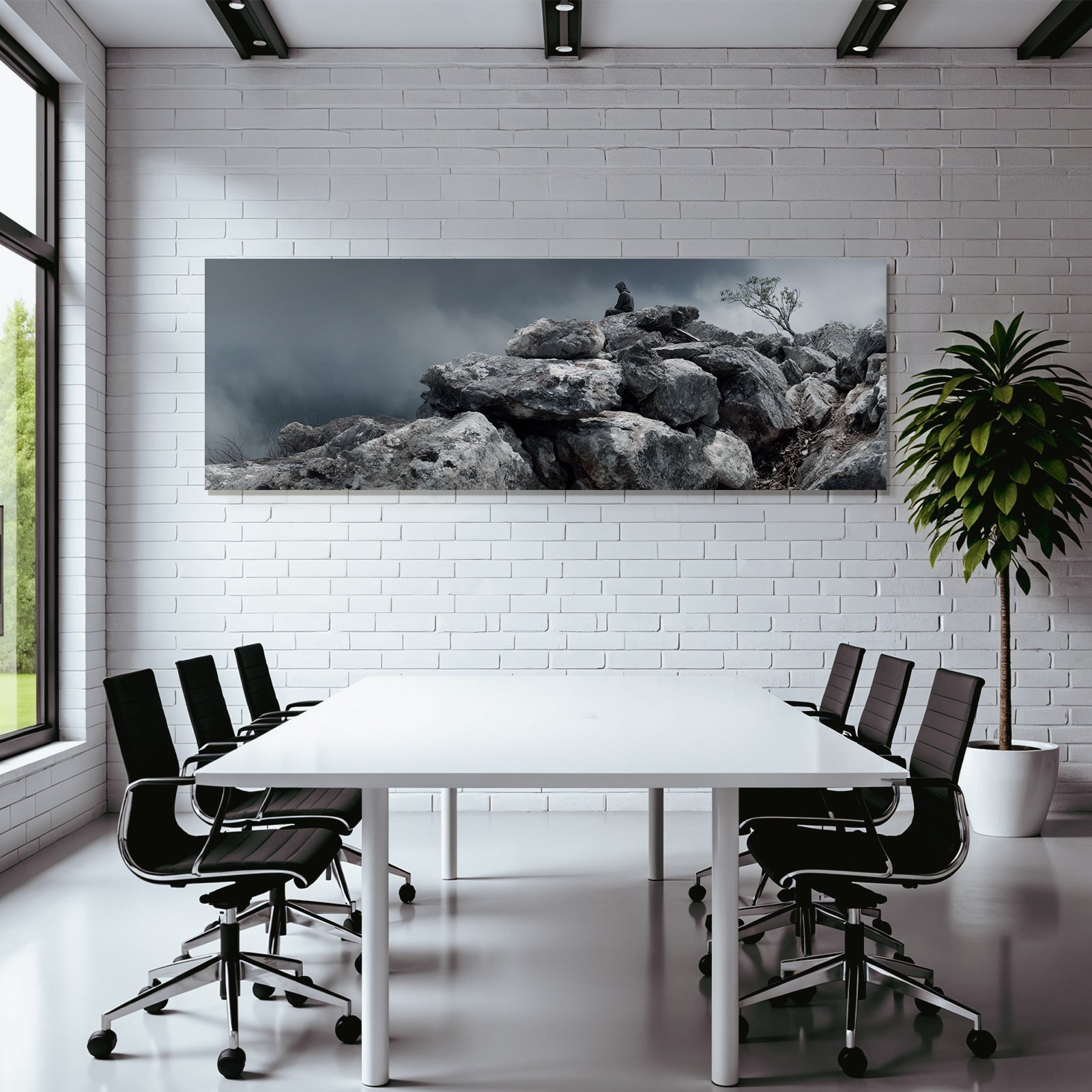 Felslandschaft Einsamer Freundlichkeit