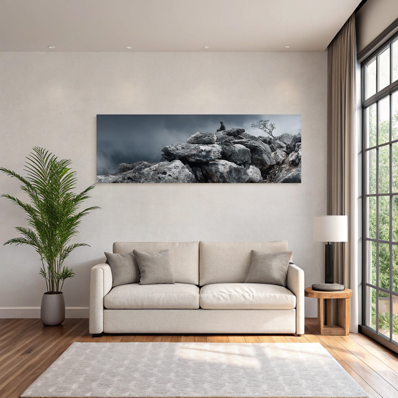 Felslandschaft Einsamer Freundlichkeit