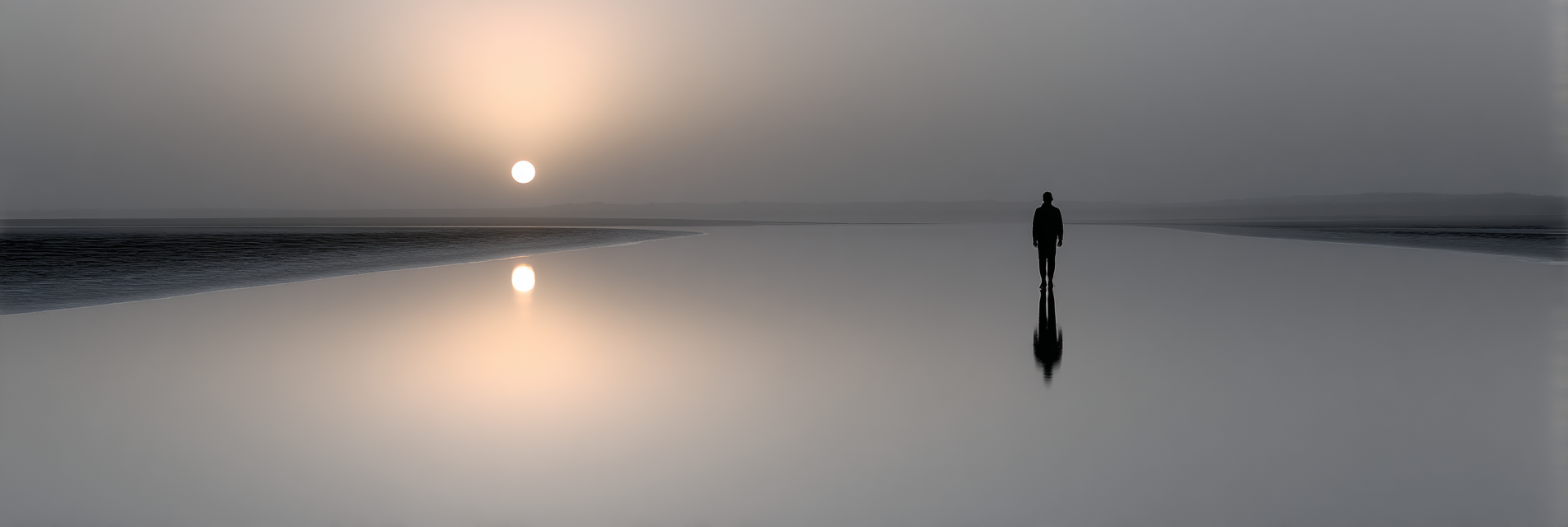 Friedliche Landschaft Allein Stehend Im Nebel | Fotografie | Kunstgattungen