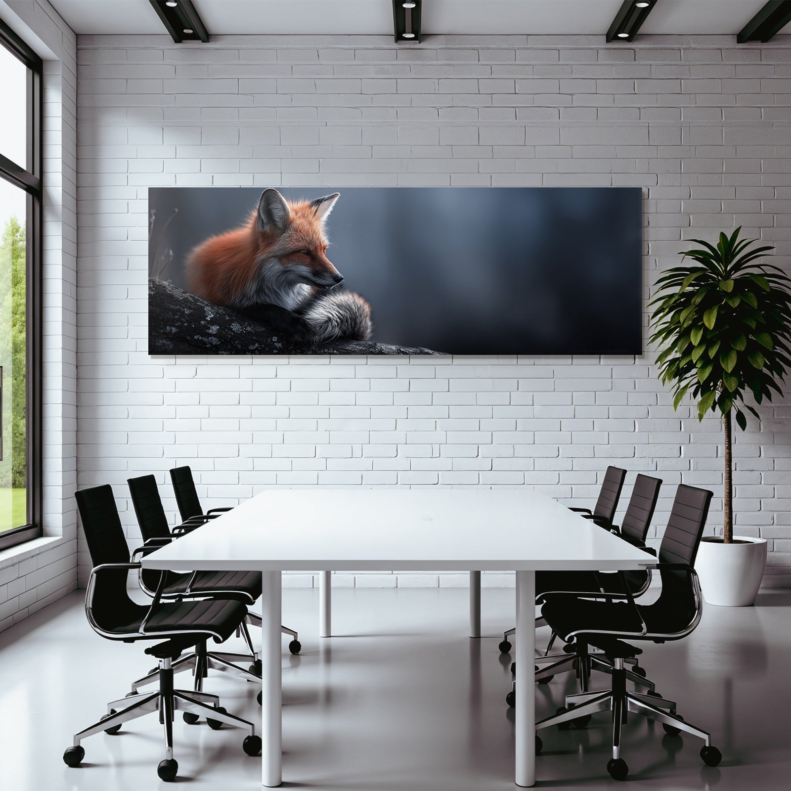 Fuchs In Ruhiger Umgebung