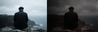 Leichte Und Dunkle Stimmung Auf Dem Felsen | Fotografie | Kunstgattungen