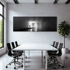 Minimalistische Architektur Licht Korridor