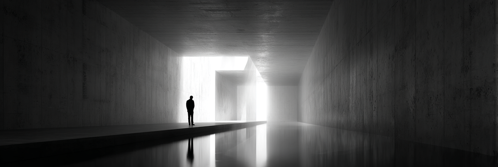 Minimalistische Architektur Licht Korridor | Fotografie | Kunstgattungen