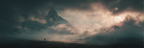 Wanderer Vor Dem Matterhorn Im Nebelpanorama | Fotografie | Kunstgattungen
