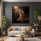 Coyote Wald Sanft Licht