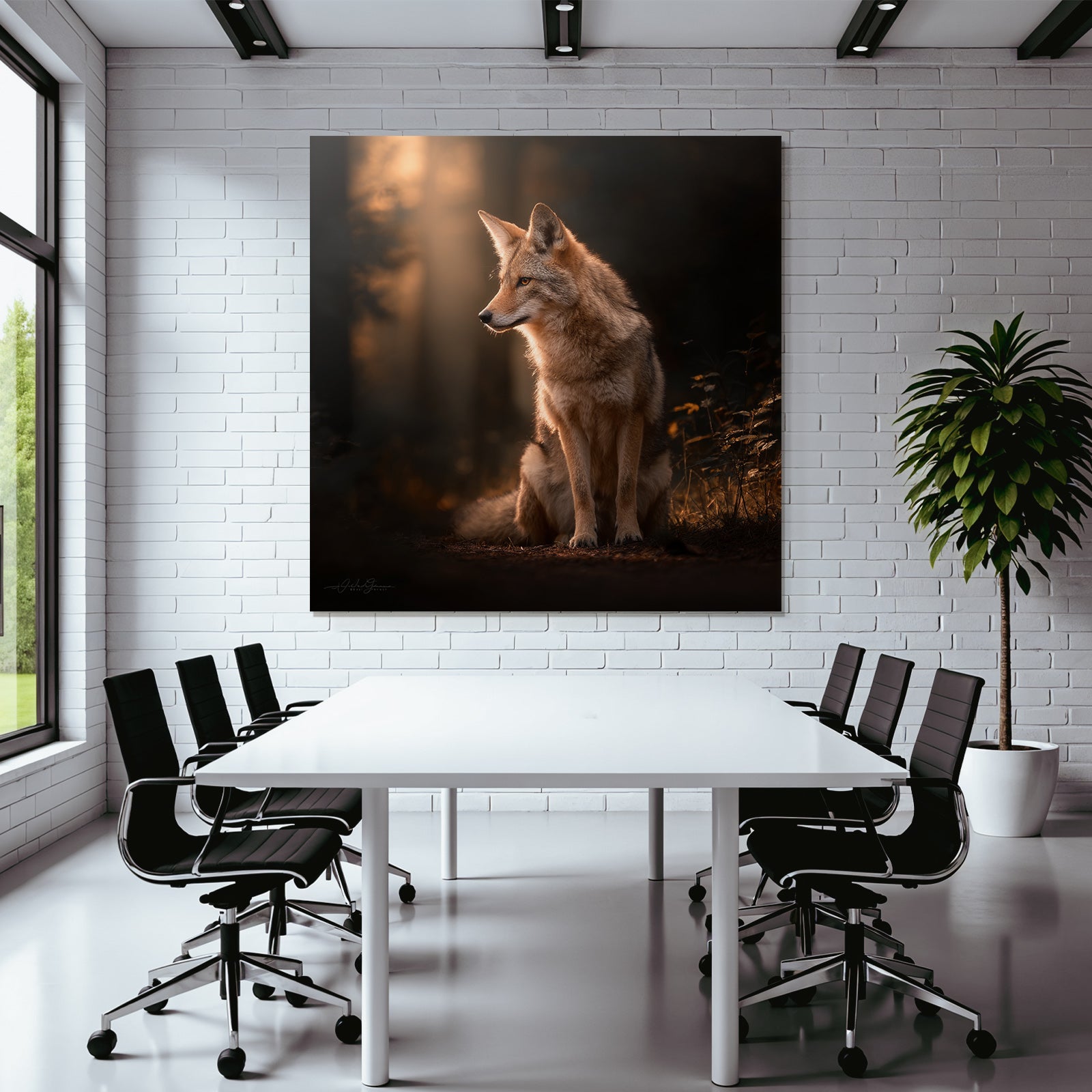 Coyote Wald Sanft Licht