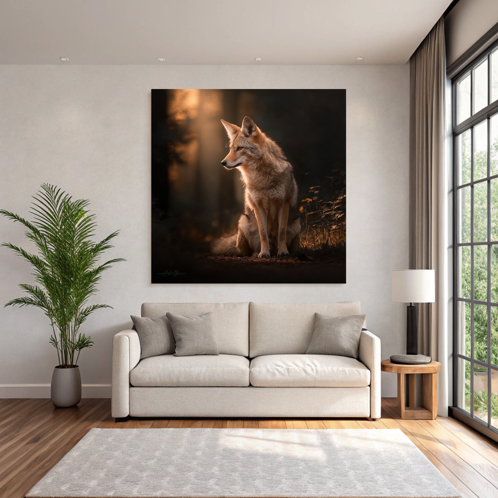 Coyote Wald Sanft Licht