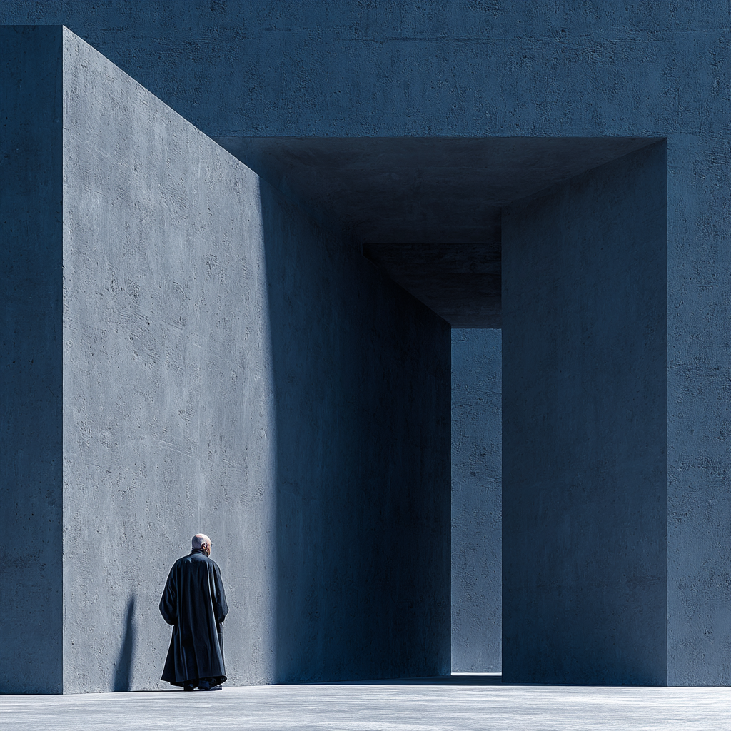 Minimalistische Architektur Gestalt Im Concrete Wand | Fotografie | Kunstgattungen