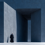 Minimalistische Architektur Gestalt Im Concrete Wand | Fotografie | Kunstgattungen