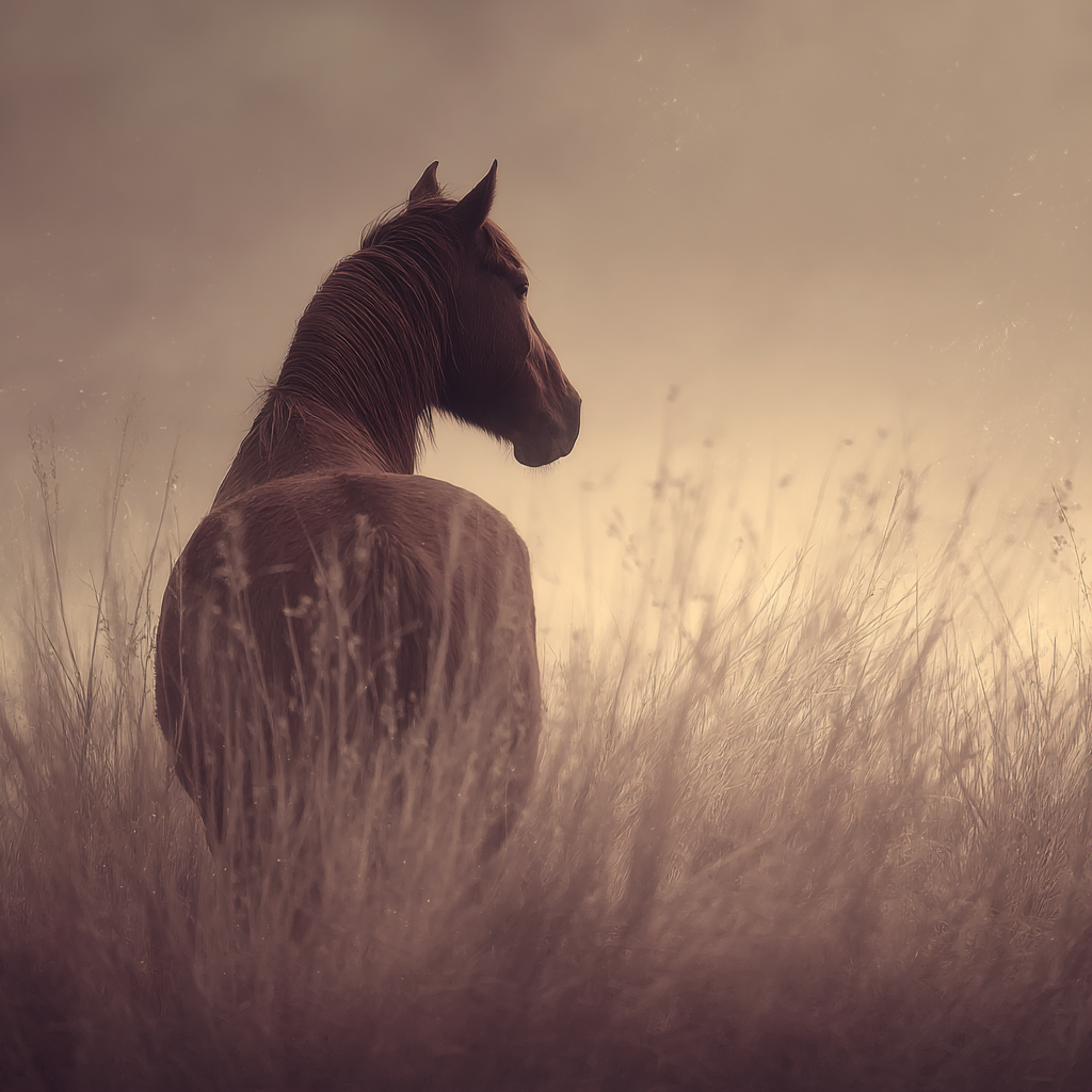 Pferd Feld Traum | Fotografie | Kunstgattungen