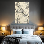 Botanisches Design Mit Dunklen Beeren Auf Hellem Hintergrund
