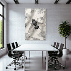 Fliegen Und Botanische Skizzen Illustration
