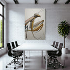 Gebet Mantis Kunstwerk Stilisiertes Design