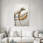 Gebet Mantis Kunstwerk Stilisiertes Design
