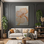 Ginkgo Blatt Kunstwerk Handgezeichnet