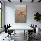 Ginkgo Blatt Kunstwerk Handgezeichnet