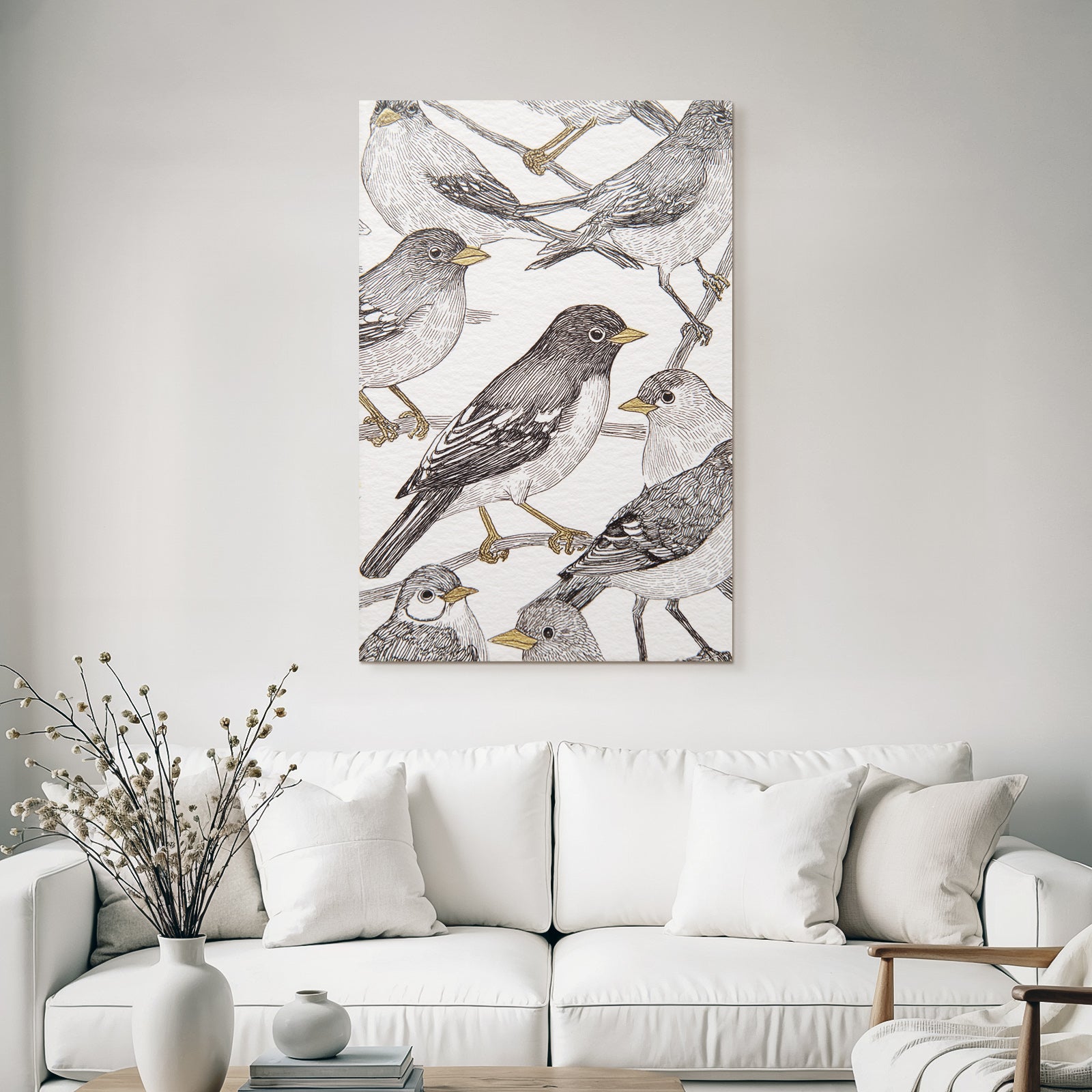 Vintage Vogelillustrationen Detailreiche Muster Und Merkmale