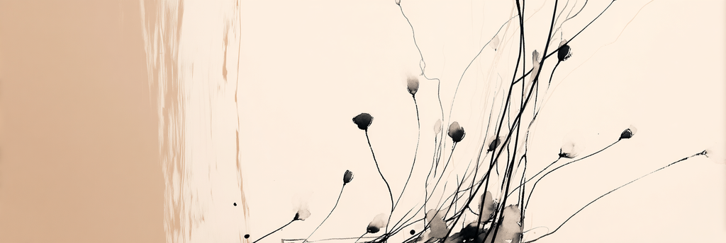 Abstracte Kunst Mit Tintenlinien Und Natur Inspiration | Illustration und Zeichnung | Kunstgattungen