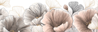 Blumige Illustration Mit Zarten Farben Rosatönen Grautönen Und Beigetönen | Illustration und Zeichnung | Kunstgattungen