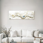 Fantastische Landschaft Mit Kartoonfiguren Und Abstrakten Formen