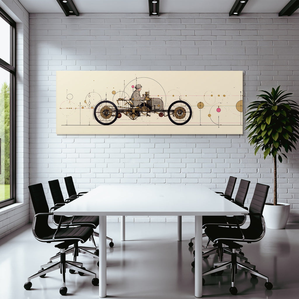 Frühzeitiger Automobil Innovationskunst
