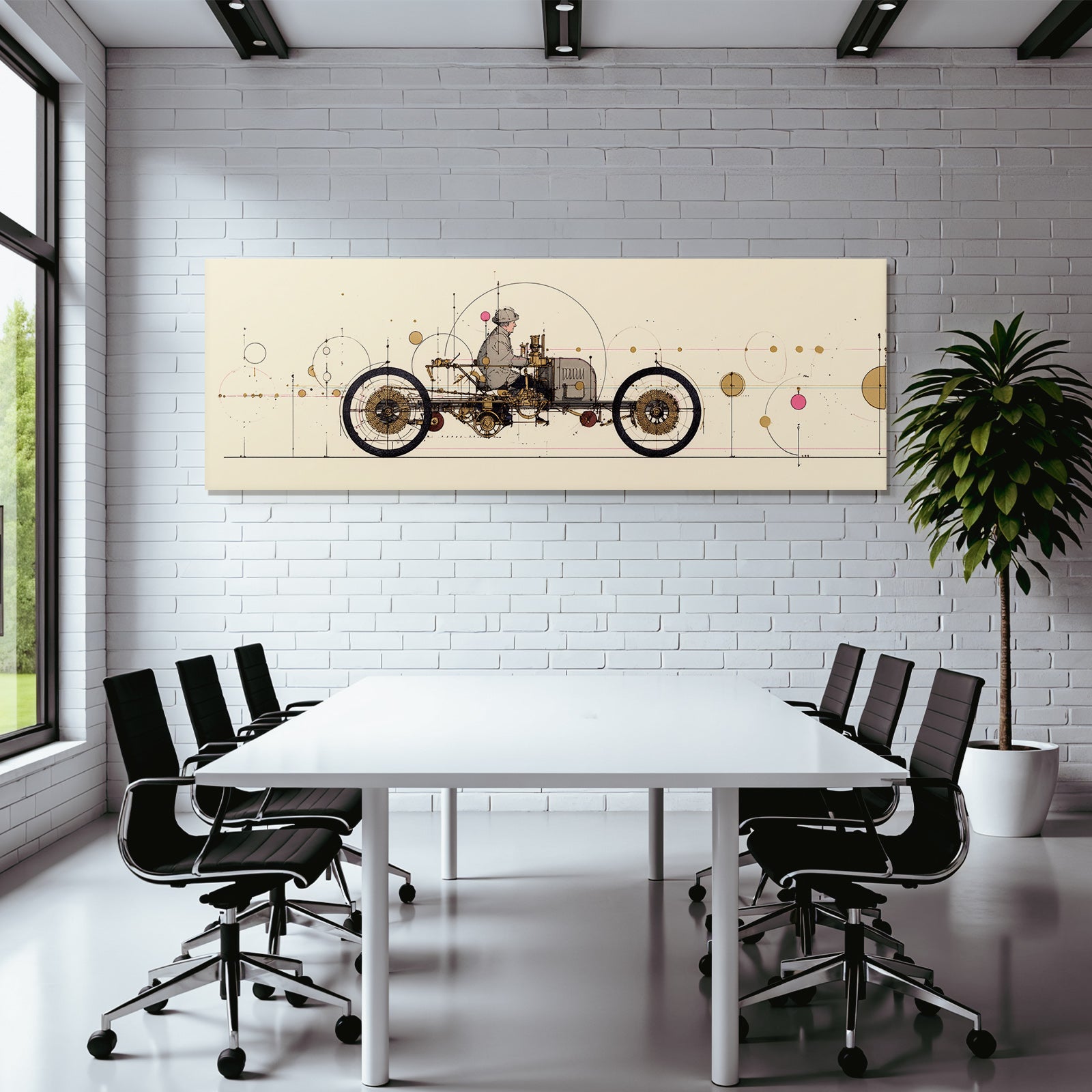 Frühzeitiger Automobil Innovationskunst