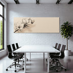 Magnolienblumen Illustration Botanische Darstellung