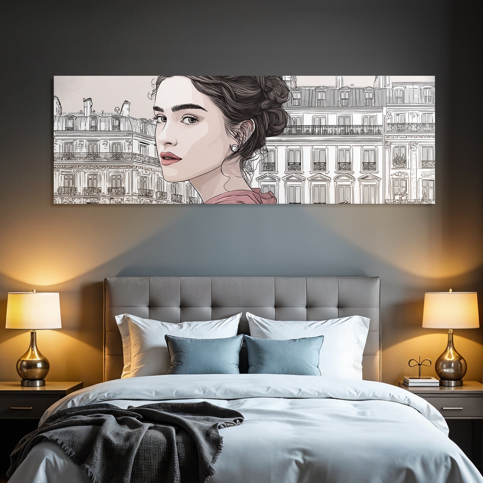 Stylische Frau Elegante Architektur Stadtleben
