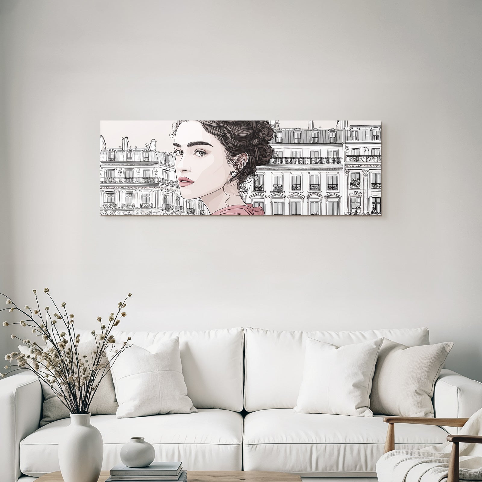 Stylische Frau Elegante Architektur Stadtleben