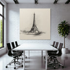 Eiffelturm Skizze Paris