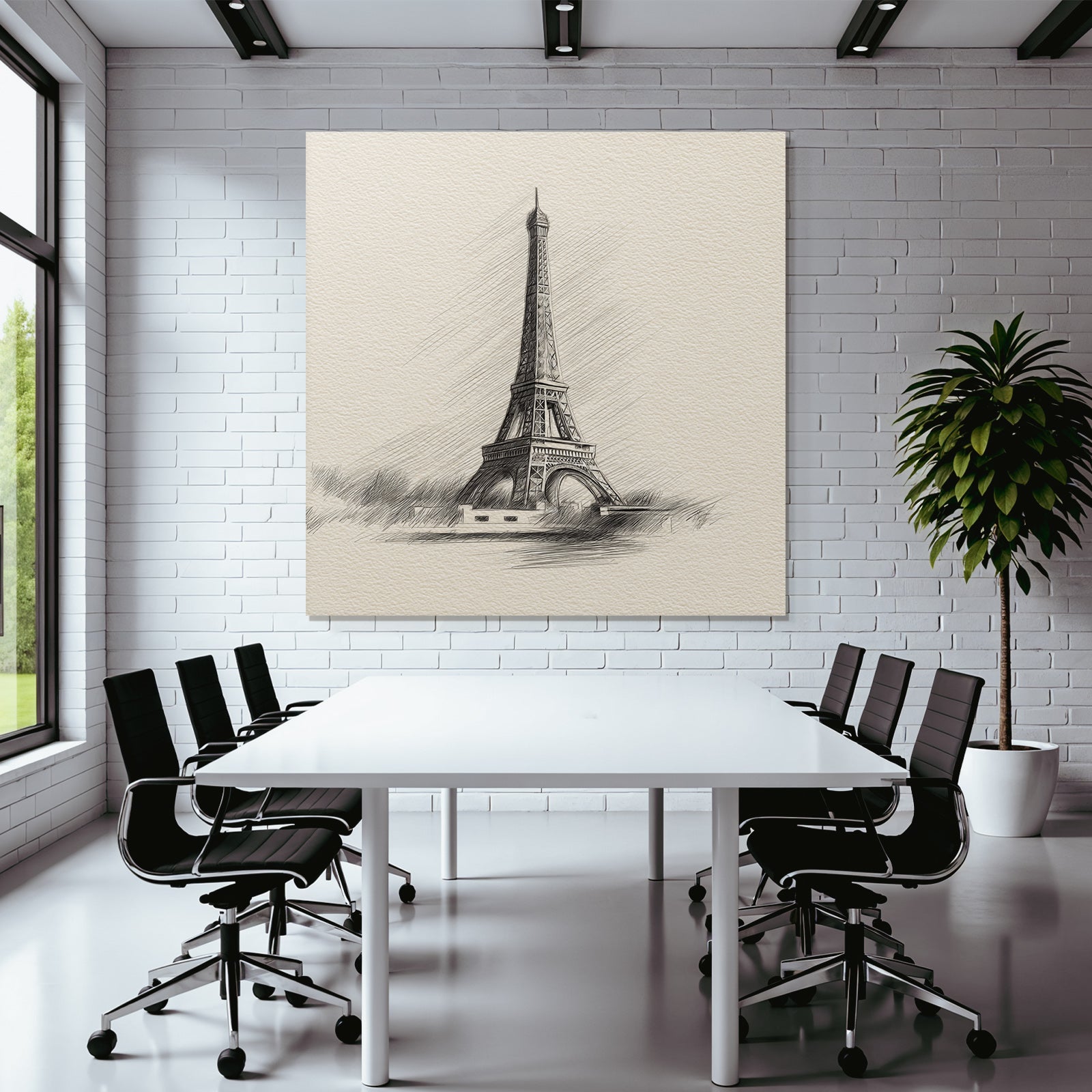 Eiffelturm Skizze Paris