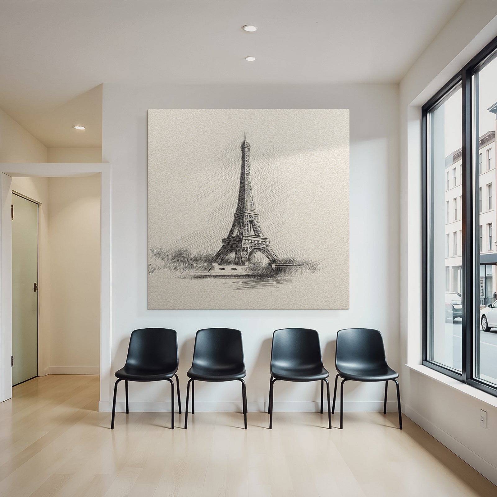 Eiffelturm Skizze Paris
