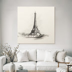 Eiffelturm Skizze Paris