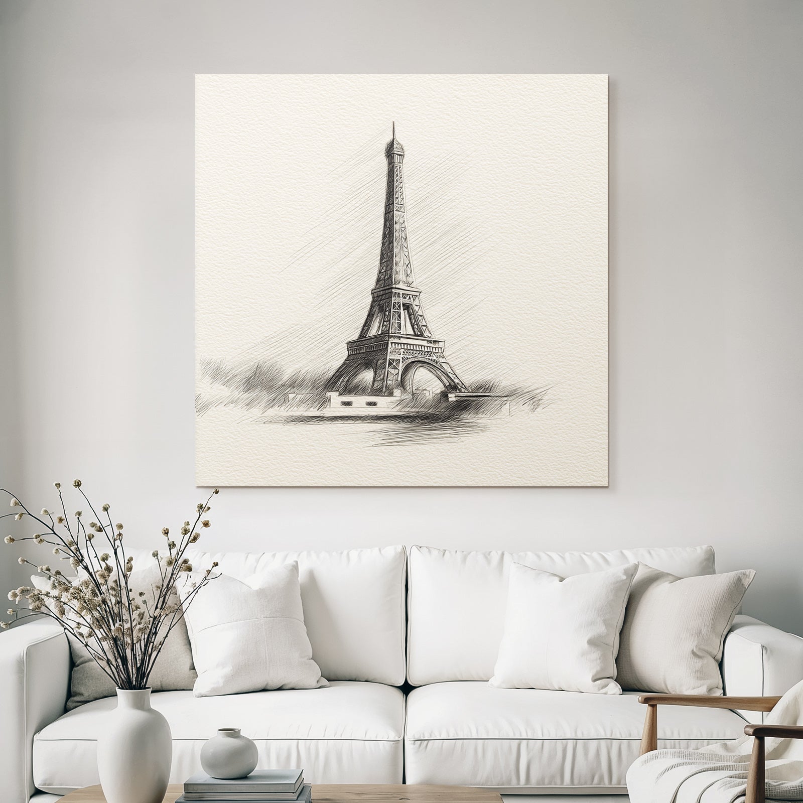 Eiffelturm Skizze Paris