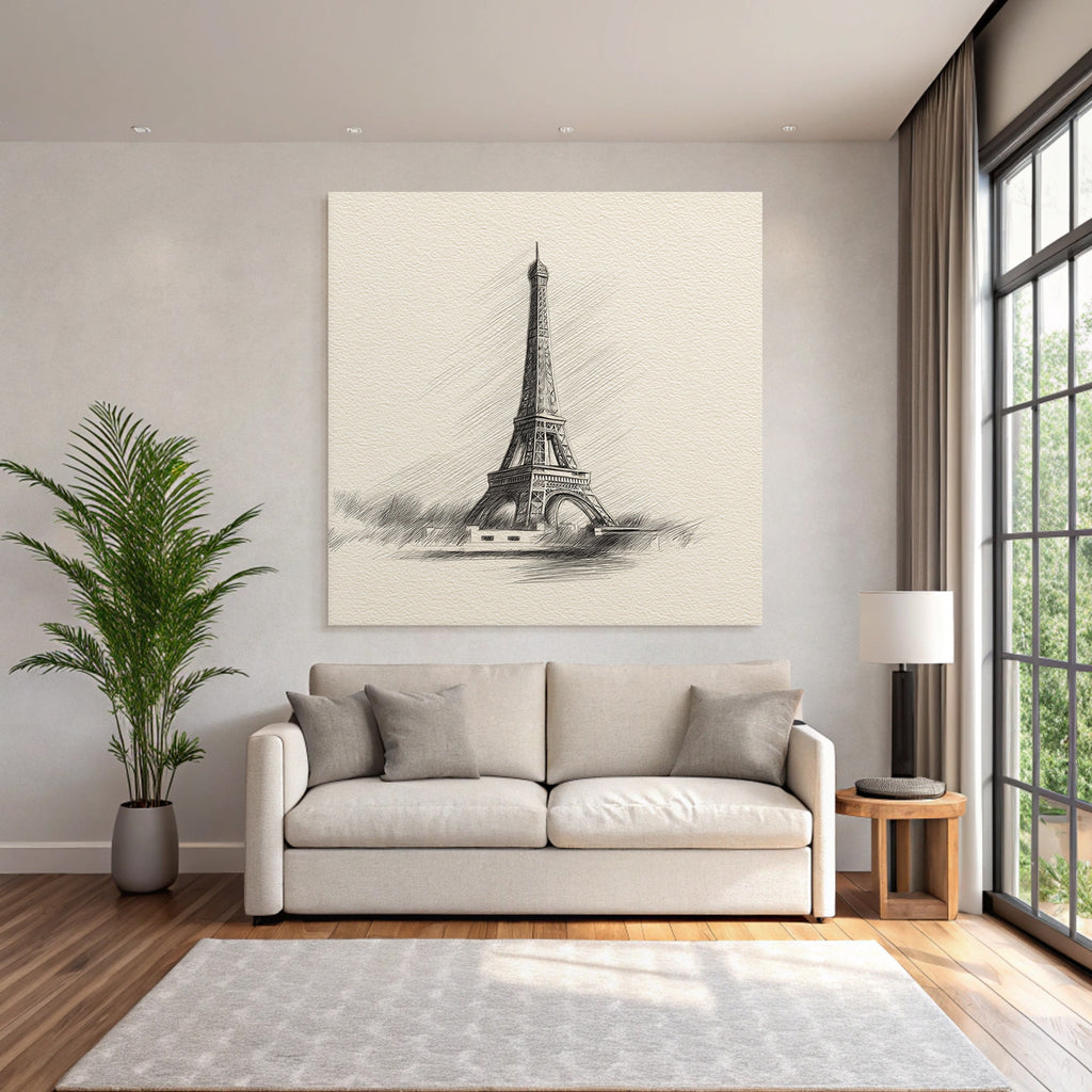 Eiffelturm Skizze Paris