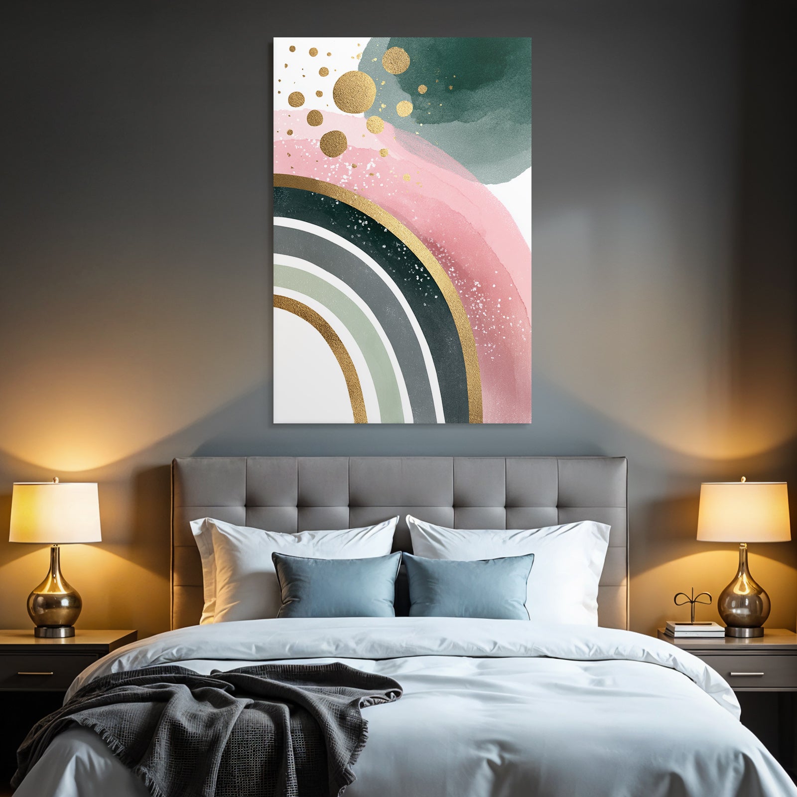 Abstracte Kunst Mit Weichen Farben Und Texturen