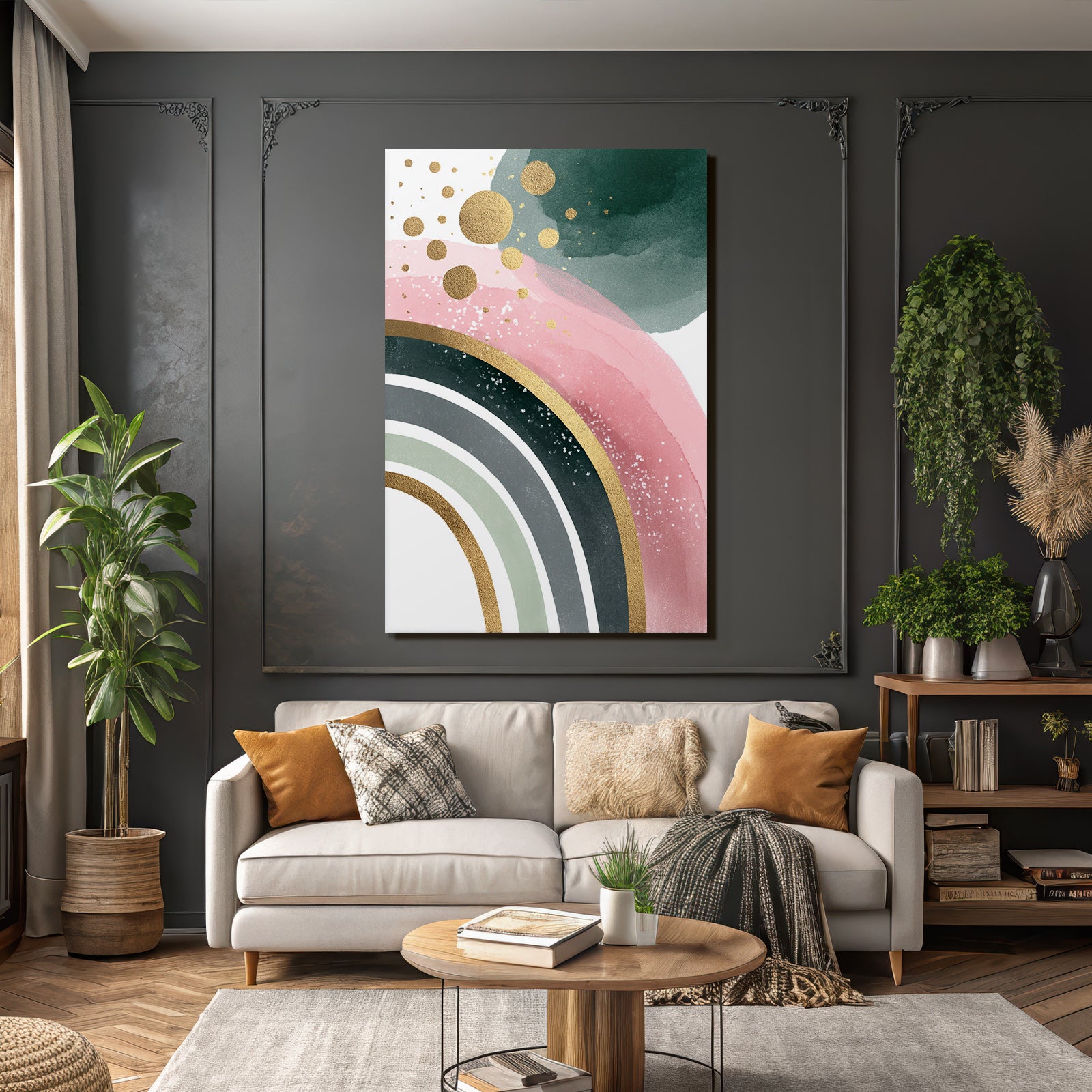 Abstracte Kunst Mit Weichen Farben Und Texturen