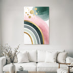 Abstracte Kunst Mit Weichen Farben Und Texturen