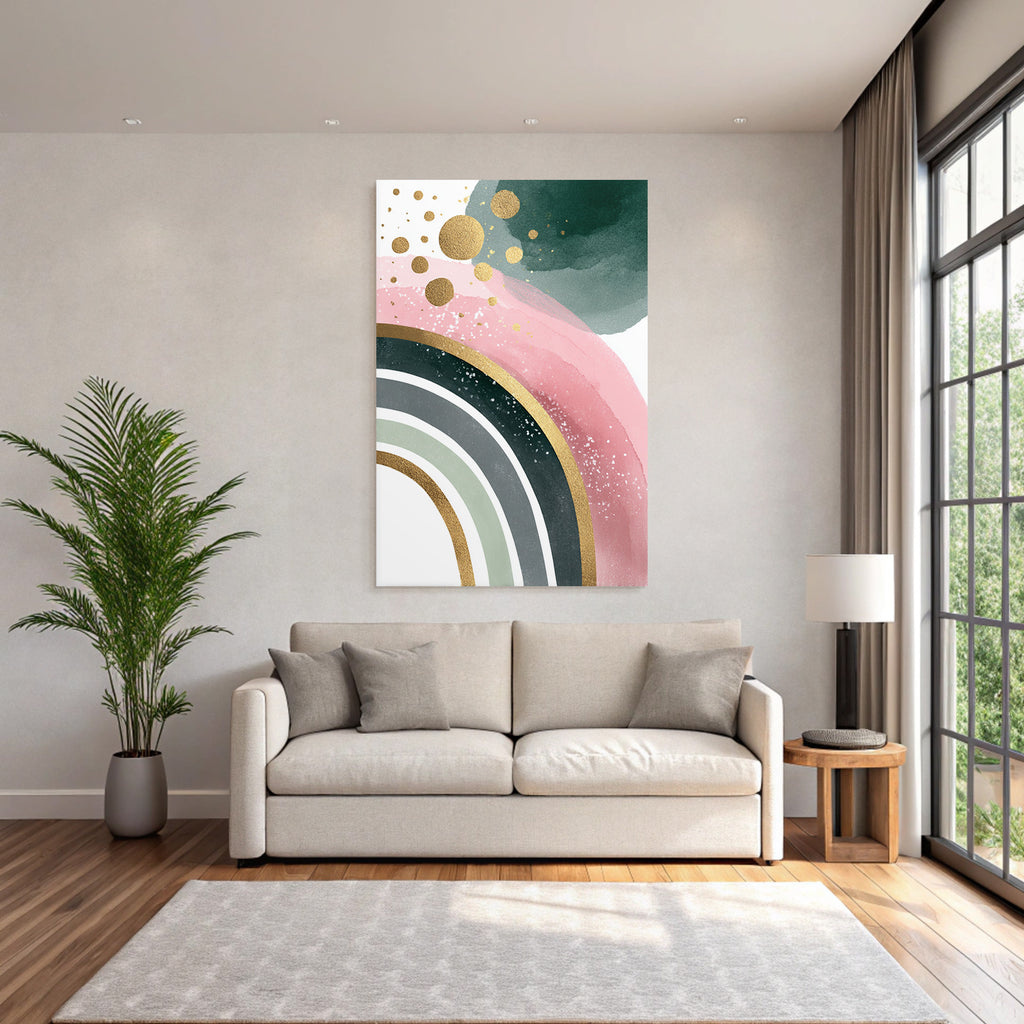 Abstracte Kunst Mit Weichen Farben Und Texturen