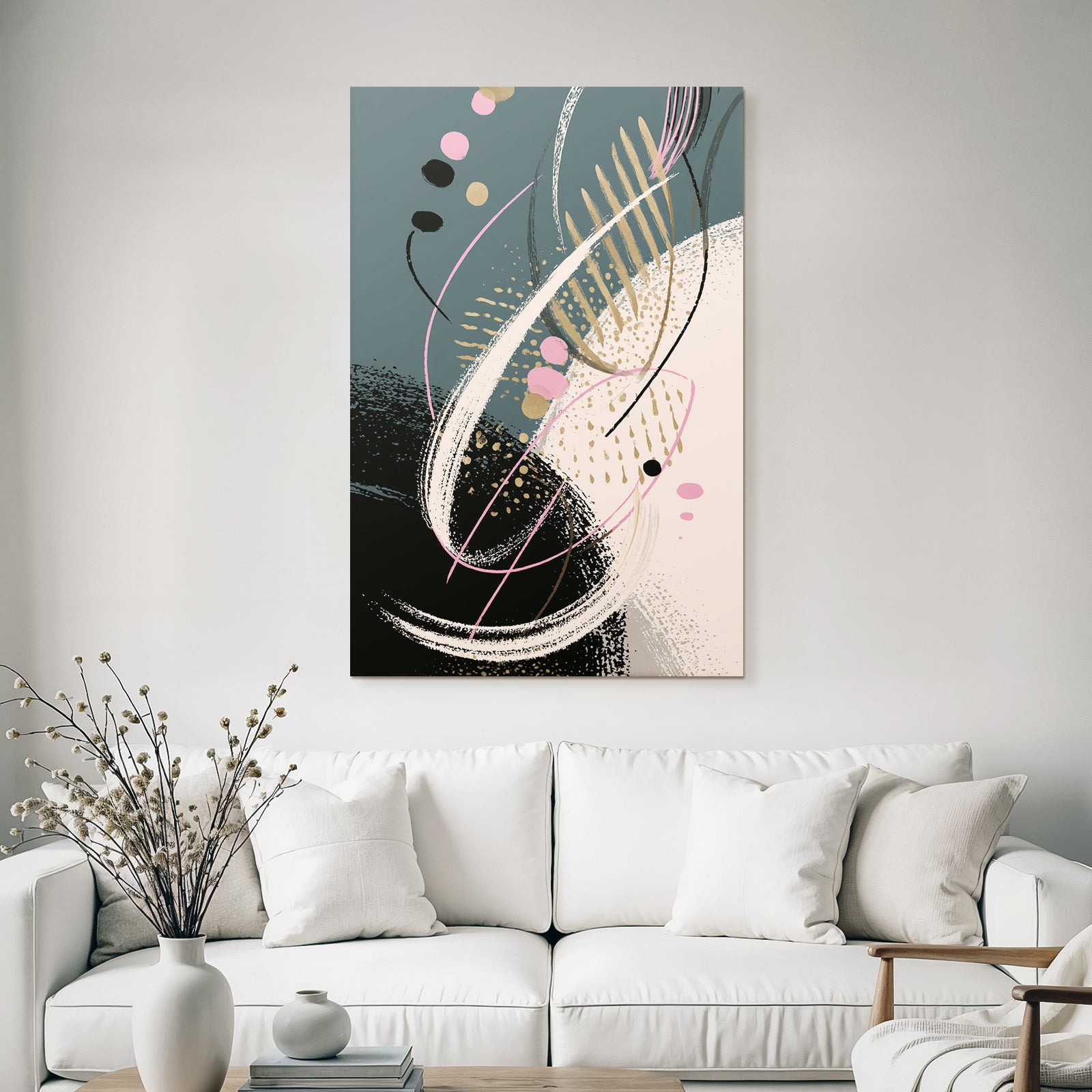 Abstractes Kunstwerk Flüßigkeit Bewegung Farben Shapes Rgb