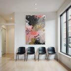 Abstrakte Kunst Mit Bunten Farben Und Texturen