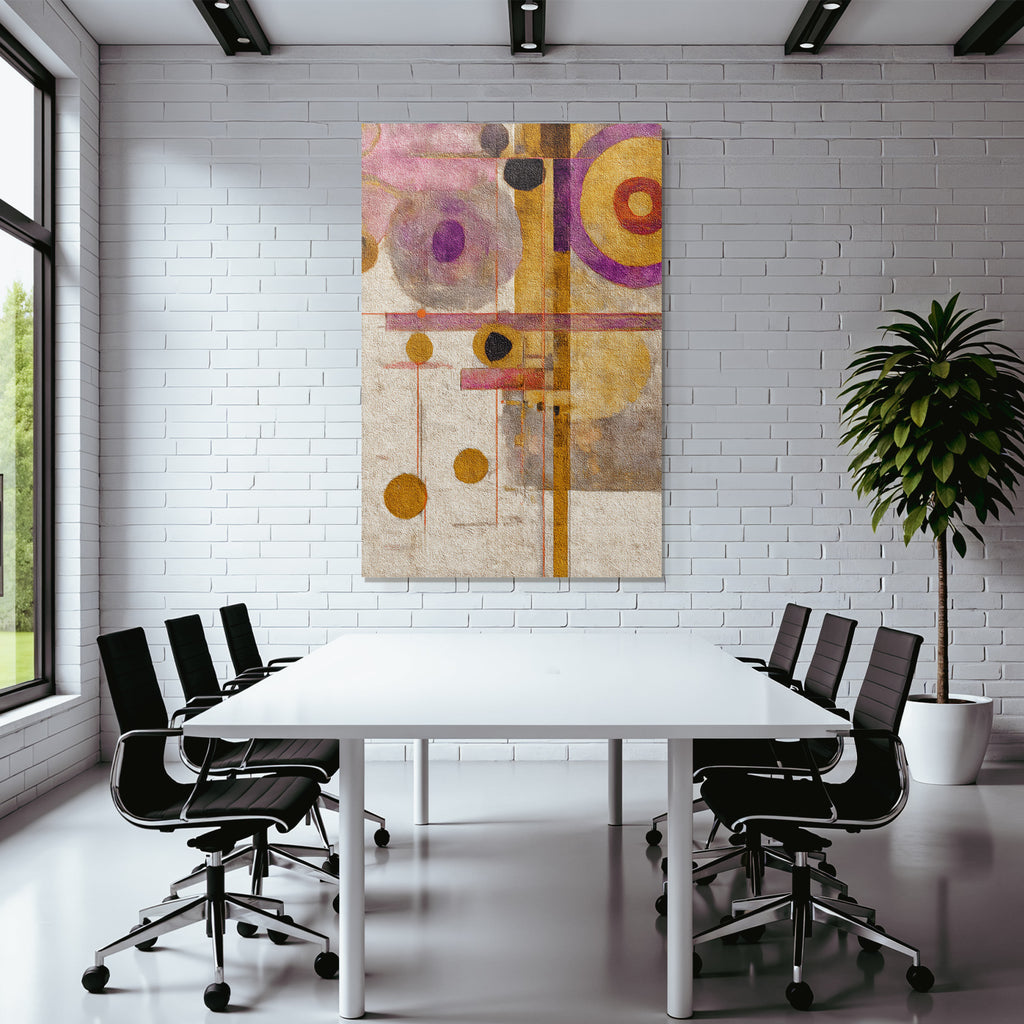Abstrakte Kunst Mit Formen Und Farben