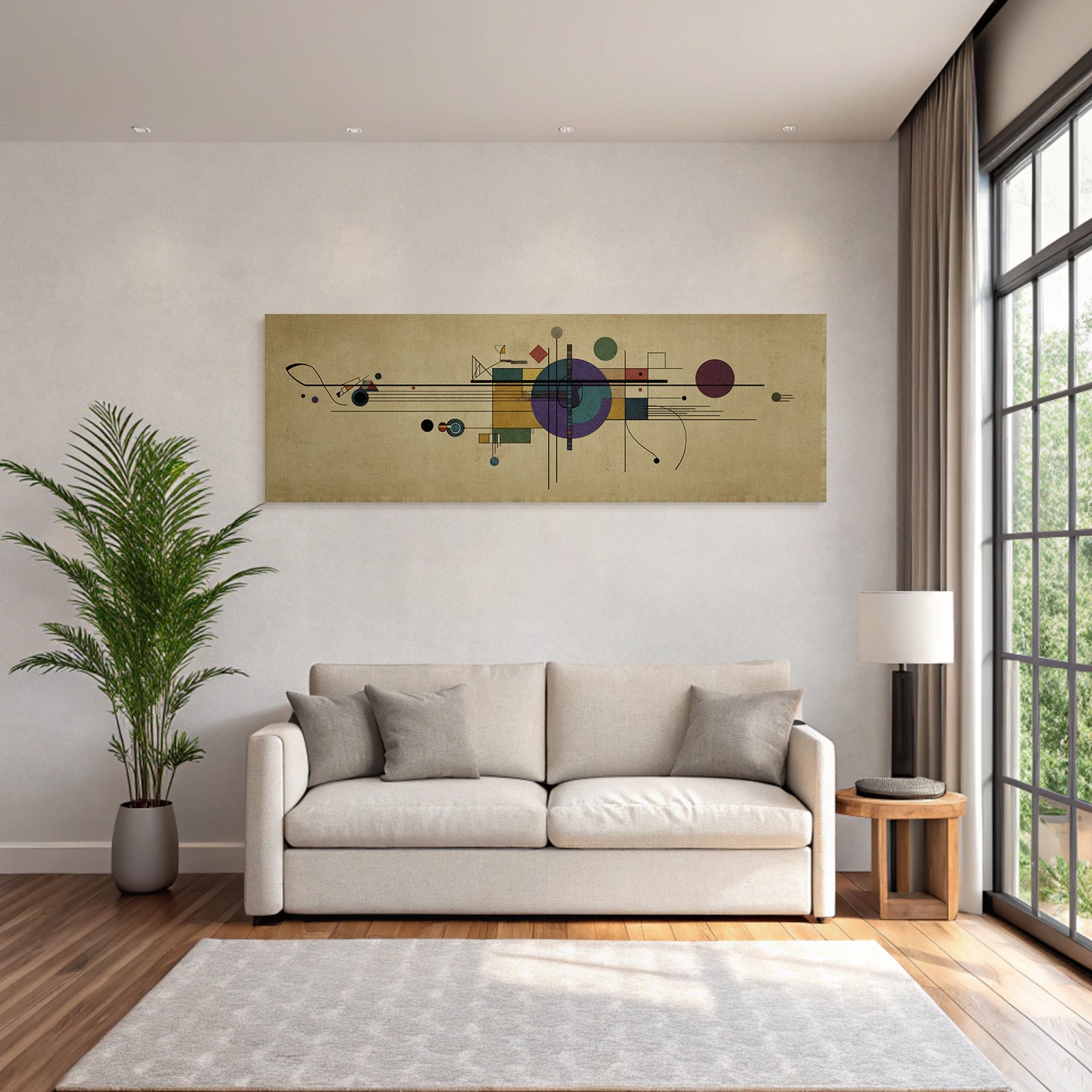 Abstracte Kunst Geometrische Formen Bewegung Farben Texturierten Hintergrund