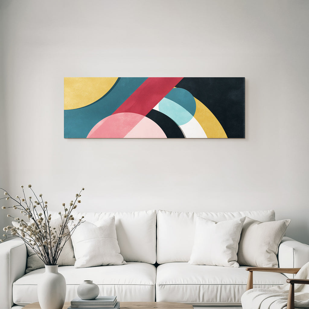 Abstractes Kunstwerk Mit Formen Und Farben