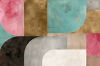 Abstracte Geometrische Formen Mit Farben In Modernen Designs | Kunstdrucke | Kunstgattungen