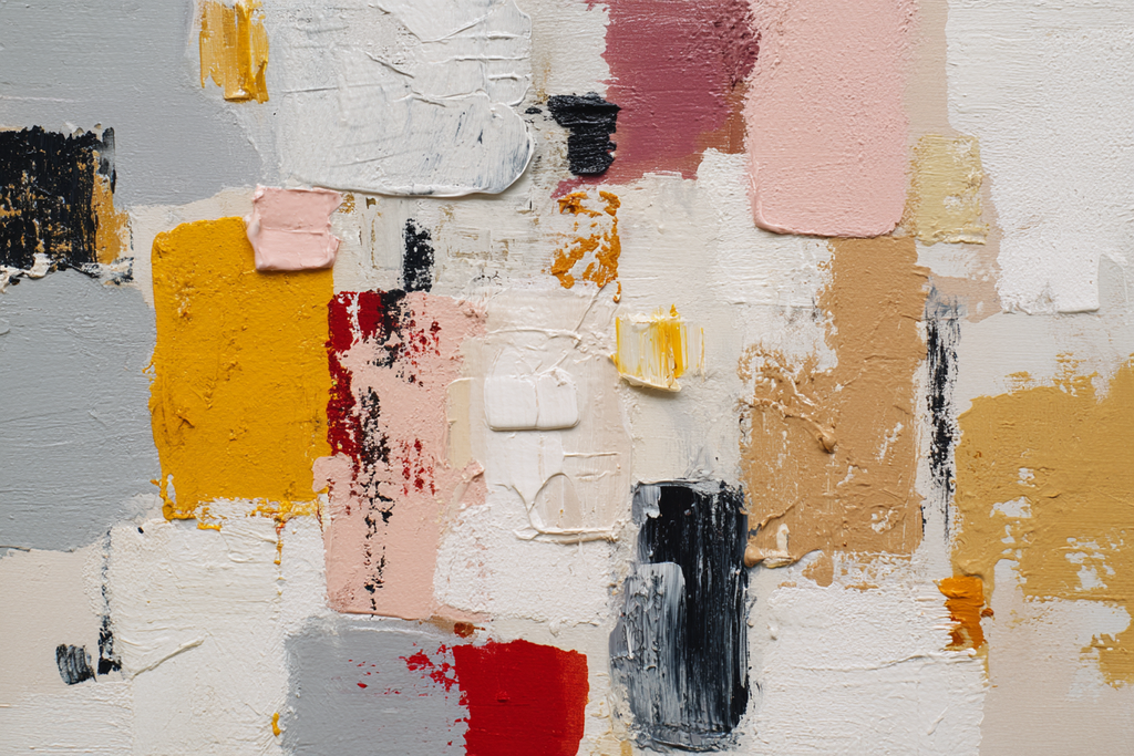 Abstrakte Malerei Mit Farben Und Texturen | Kunstdrucke | Kunstgattungen